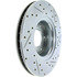 Centric 227.66053R Disc Brake Rotor Select Sport Drilled & Slotted Rotor, Right