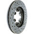 227.66056R by CENTRIC - Select Sport Drilled & Slotted Rotor, Right