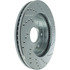 227.66057R by CENTRIC - Select Sport Drilled & Slotted Rotor, Right