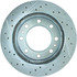 227.66059L by CENTRIC - Select Sport Drilled & Slotted Rotor, Left