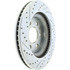 227.66069L by CENTRIC - Select Sport Drilled & Slotted Rotor, Left