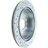 227.66070R by CENTRIC - Select Sport Drilled & Slotted Rotor, Right