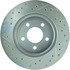 227.67022L by CENTRIC - Select Sport Drilled & Slotted Rotor, Left