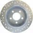 227.67032L by CENTRIC - Select Sport Drilled & Slotted Rotor, Left