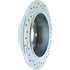 227.67032R by CENTRIC - Select Sport Drilled & Slotted Rotor, Right