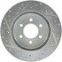 227.67038L by CENTRIC - Select Sport Drilled & Slotted Rotor, Left
