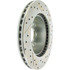 227.67038R by CENTRIC - Select Sport Drilled & Slotted Rotor, Right