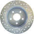 227.67043L by CENTRIC - Select Sport Drilled & Slotted Rotor, Left