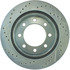 227.67046L by CENTRIC - Select Sport Drilled & Slotted Rotor, Left