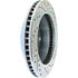 Centric 227.67048R Disc Brake Rotor Select Sport Drilled & Slotted Rotor, Right