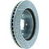 227.67050R by CENTRIC - Select Sport Drilled & Slotted Rotor, Right