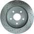 227.67053L by CENTRIC - Select Sport Drilled & Slotted Rotor, Left