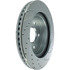 227.67053R by CENTRIC - Select Sport Drilled & Slotted Rotor, Right