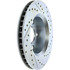 227.67068R by CENTRIC - Select Sport Drilled & Slotted Rotor, Right