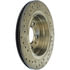 Centric 128.34034CL Disc Brake Rotor Sportstop Cryo Sport Drilled Rotor, Left