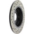 Centric 128.61099CL Disc Brake Rotor Sportstop Cryo Sport Drilled Rotor, Left