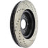 Centric 128.61102CR Disc Brake Rotor Sportstop Cryo Sport Drilled Rotor, Right