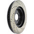 128.61102R by CENTRIC - Cross Drilled Rotor