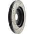 Centric 128.61102L Disc Brake Rotor Cross Drilled Rotor