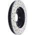 Centric 128.62056CL Disc Brake Rotor Sportstop Cryo Sport Drilled Rotor, Left