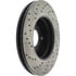 Centric 128.62072CL Disc Brake Rotor Sportstop Cryo Sport Drilled Rotor, Left