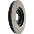 Centric 128.63080L Disc Brake Rotor Sport Cross Drilled Brake Rotor, Left
