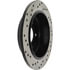 Centric 128.65052CL Disc Brake Rotor Sportstop Cryo Sport Drilled Rotor, Left
