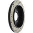 Centric 128.65095CL Disc Brake Rotor Sportstop Cryo Sport Drilled Rotor, Left