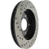 Centric 128.67039CL Disc Brake Rotor Sportstop Cryo Sport Drilled Rotor, Left