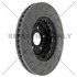 126.62166 by CENTRIC - Premium OE Style Slotted Brake Rotor