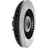 Centric 126.66025CSR Disc Brake Rotor and Hub Assembly Cryo Sport Slotted Rotor, Right