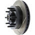 Centric 126.67040CSL Disc Brake Rotor and Hub Assembly Cryo Sport Slotted Rotor, Left