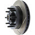 Centric 126.67040SL Disc Brake Rotor and Hub Assembly StopTech Sport Slotted