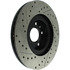 127.02006L by CENTRIC - Slotted Drilled Rotor