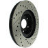 Centric 127.02006R Slotted Drilled Rotor