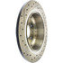 127.20010L by CENTRIC - Slotted Drilled Rotor