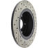 Centric 127.22004R Disc Brake Rotor Slotted Drilled Rotor