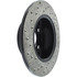 Centric 127.33038L Disc Brake Rotor Slotted Drilled Rotor