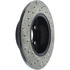 Centric 127.33038CL Disc Brake Rotor Sportstop Cryo Drilled & Slotted Rotor, Left
