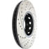 Centric 127.33039CL Disc Brake Rotor Sportstop Cryo Drilled & Slotted Rotor, Left