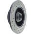 Centric 127.33048R Disc Brake Rotor and Hub Assembly Slotted Drilled Rotor