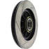 Centric 126.65056CSL Disc Brake Rotor and Hub Assembly Cryo Sport Slotted Rotor, Left