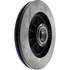 Centric 126.65080SL Disc Brake Rotor and Hub Assembly StopTech Sport Slotted
