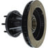Centric 126.65109CSL Disc Brake Rotor and Hub Assembly Cryo Sport Slotted Rotor, Left