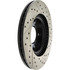 127.45075R by CENTRIC - Slotted Drilled Rotor