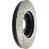 Centric 127.45078CR Disc Brake Rotor Sportstop Cryo Drilled & Slotted Rotor, Right