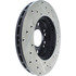 Centric 127.46032R Disc Brake Rotor Slotted Drilled Rotor
