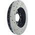 Centric 127.46032L Disc Brake Rotor Slotted Drilled Rotor