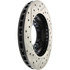 Centric 127.46040L Disc Brake Rotor Slotted Drilled Rotor