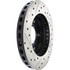 Centric 127.46042CL Disc Brake Rotor Sportstop Cryo Drilled & Slotted Rotor, Left
